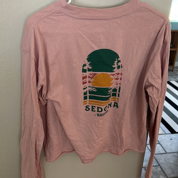 Cropped long sleeve Sedona T-shirt. Never worn. - Picture 2 of 2